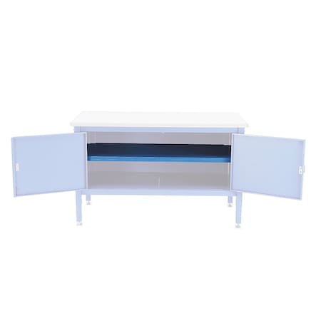 Global Industrial Shelf, 60inW, Blue 253970BL